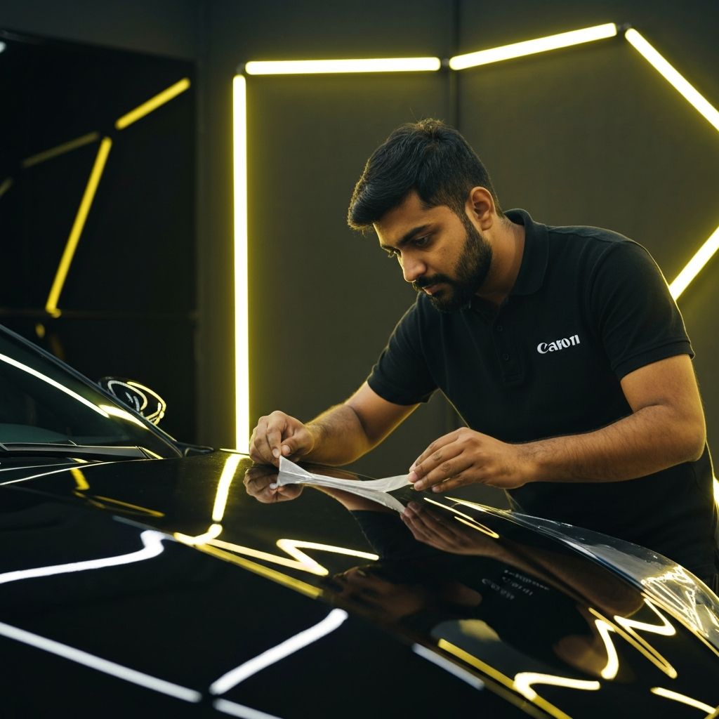 Оклейка бронепленкой